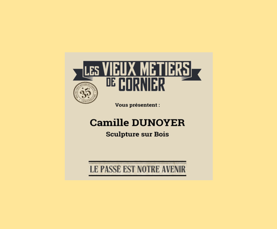 À la rencontre de Camille DUNOYER – Sculpture sur bois à l’Opinel –