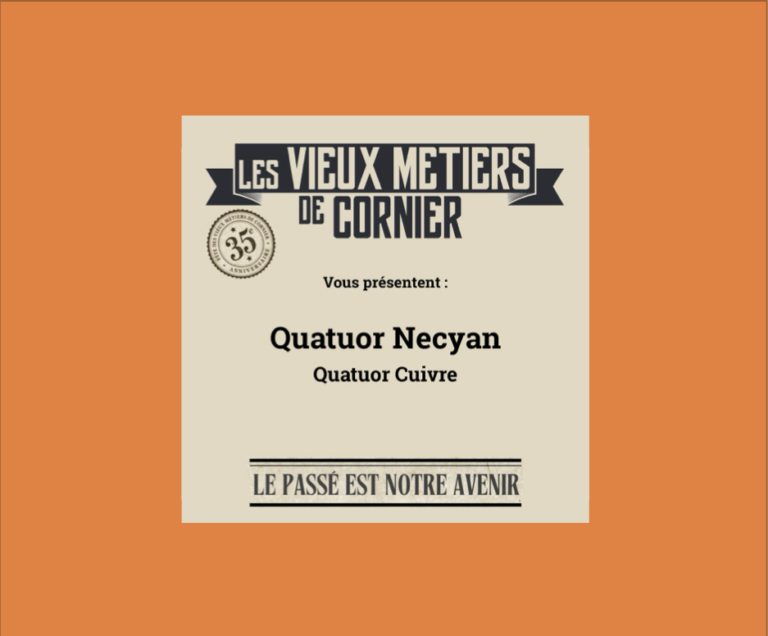 À la rencontre du Quatuor Necyan – Quatuor Cuivres –